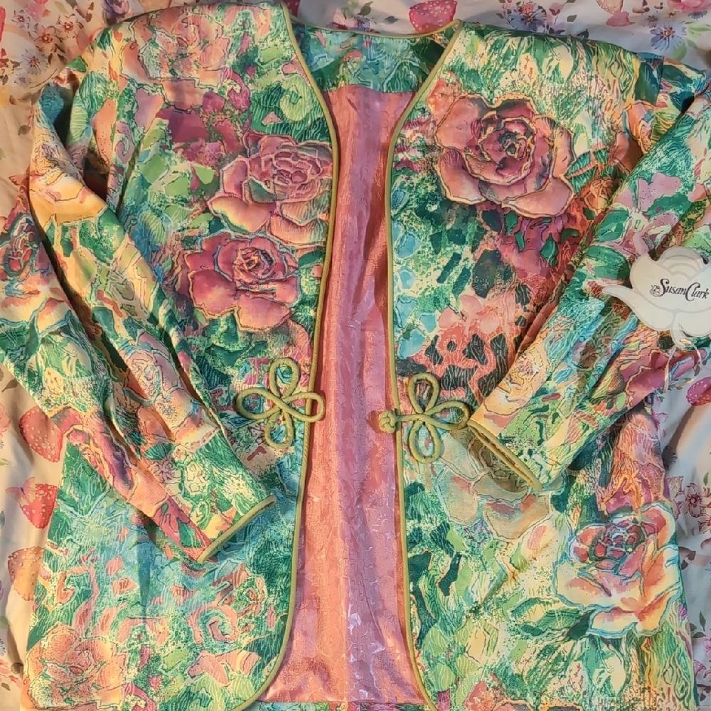 Susan Clark Vibrant Floral Jacket